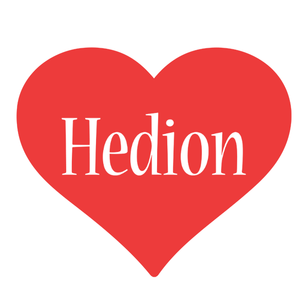 Hedion love logo