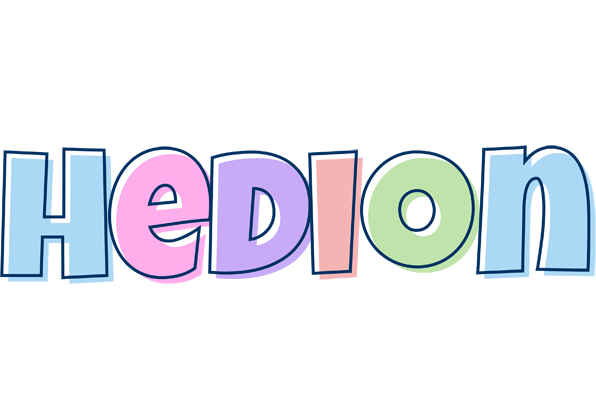 Hedion pastel logo