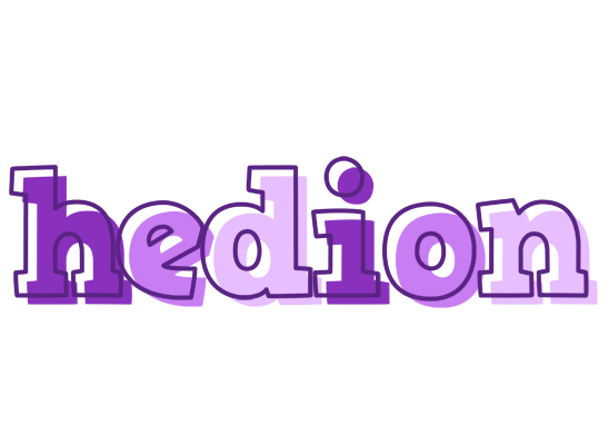 Hedion sensual logo