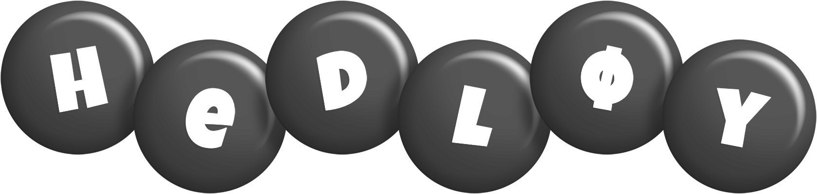 Hedløy candy-black logo