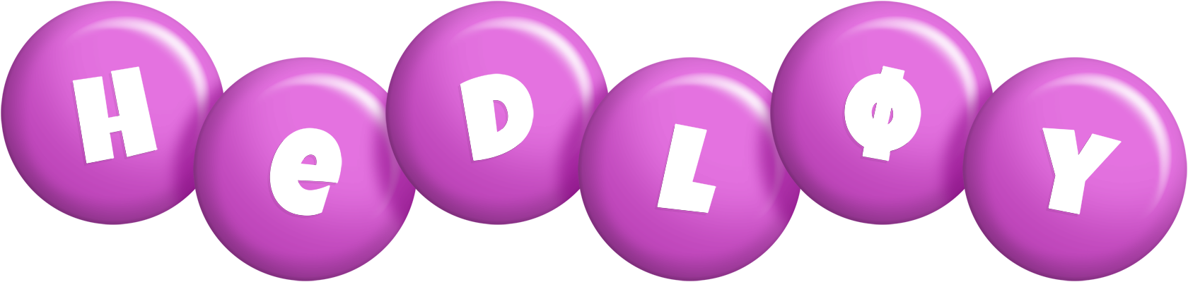 Hedløy candy-purple logo
