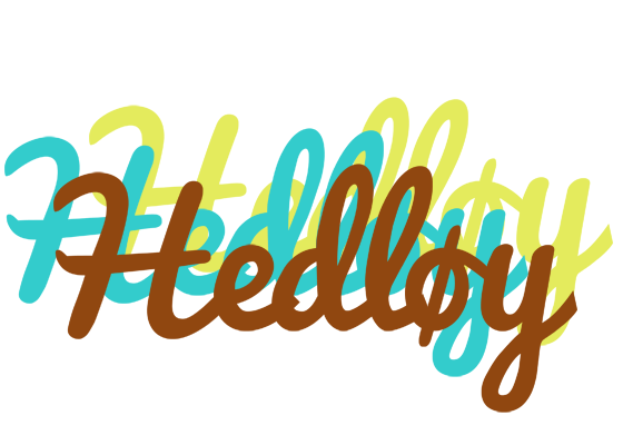 Hedløy cupcake logo