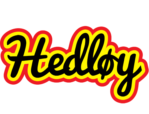 Hedløy flaming logo