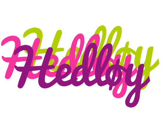 Hedløy flowers logo