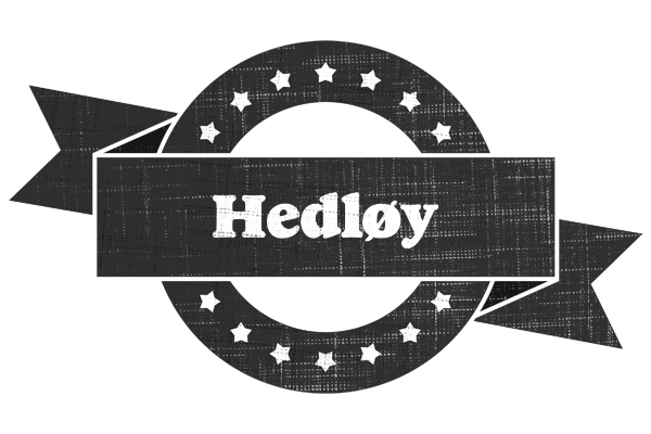 Hedløy grunge logo