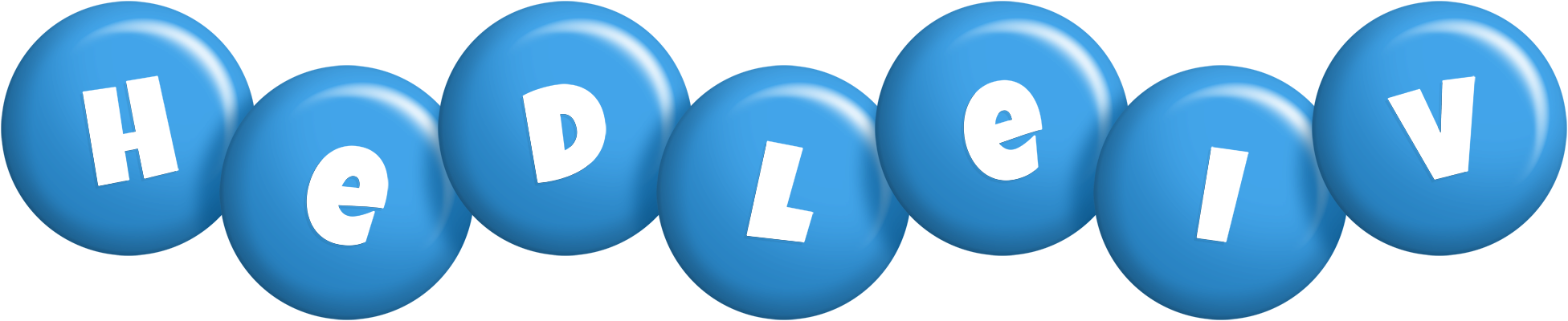 Hedleiv candy-blue logo