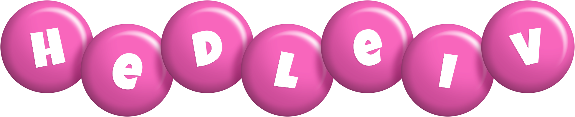 Hedleiv candy-pink logo