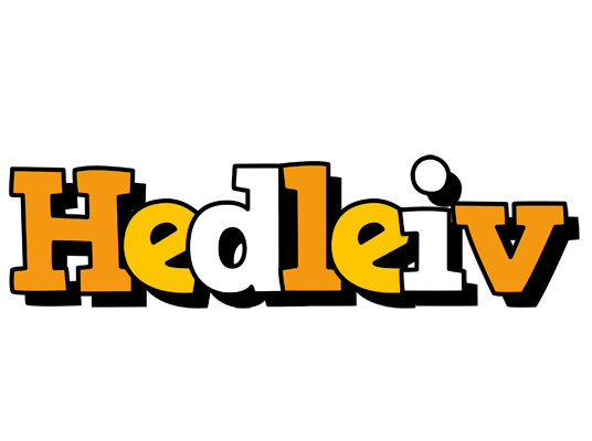 Hedleiv cartoon logo