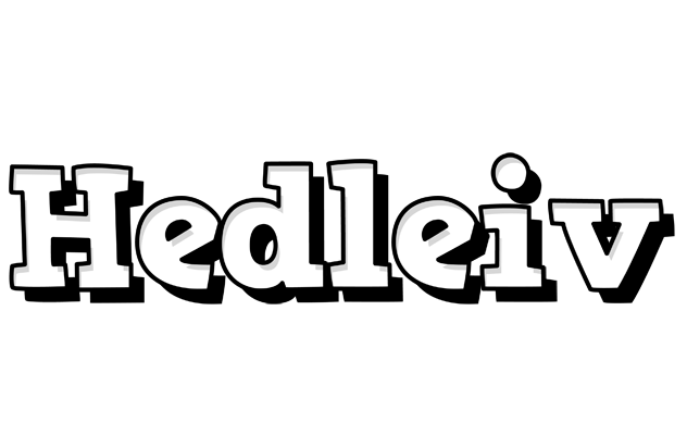 Hedleiv snowing logo