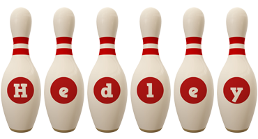 Hedley bowling-pin logo