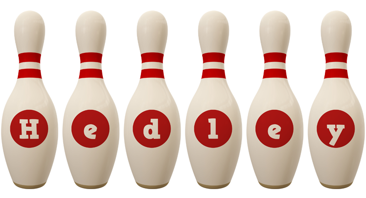 Hedley bowling-pin logo