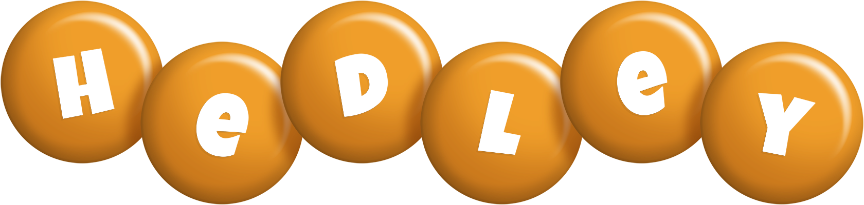 Hedley candy-orange logo