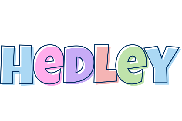 Hedley pastel logo
