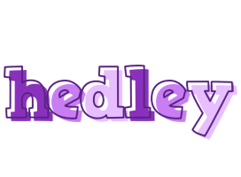 Hedley sensual logo