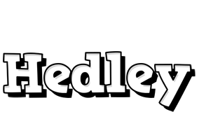 Hedley snowing logo