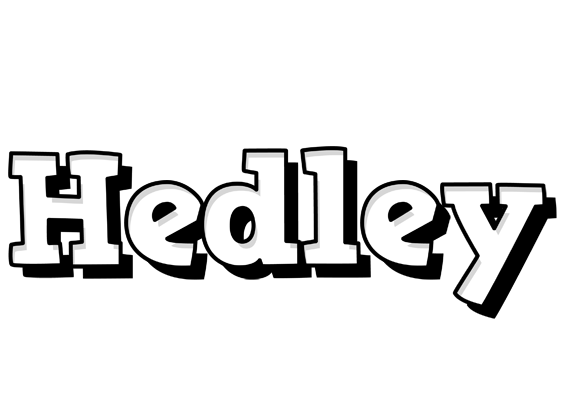 Hedley snowing logo