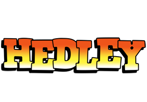 Hedley sunset logo