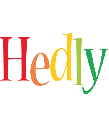 Hedly birthday logo