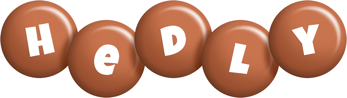 Hedly candy-brown logo