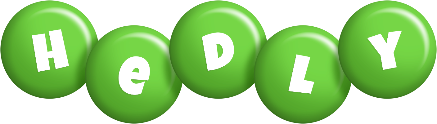 Hedly candy-green logo