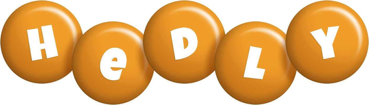 Hedly candy-orange logo