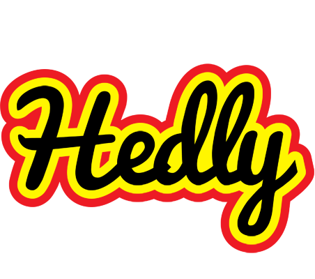 Hedly flaming logo