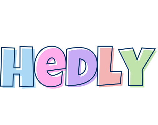 Hedly pastel logo