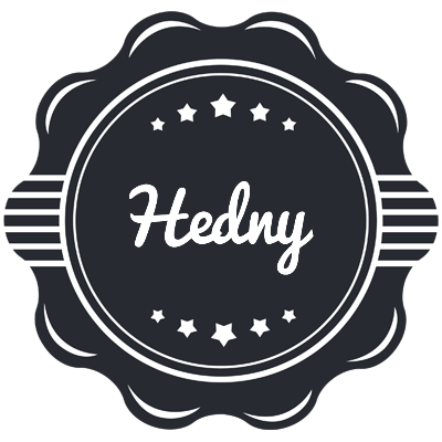 Hedny badge logo