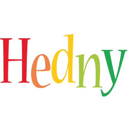 Hedny birthday logo