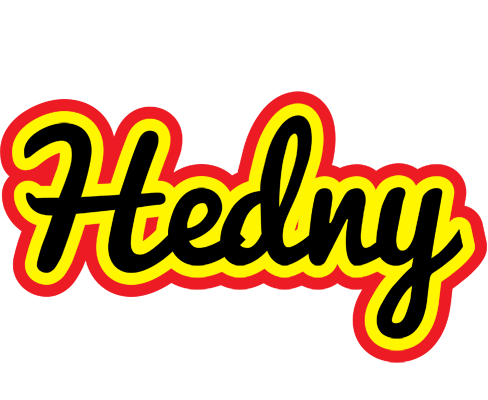 Hedny flaming logo