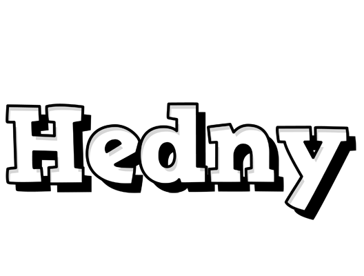 Hedny snowing logo