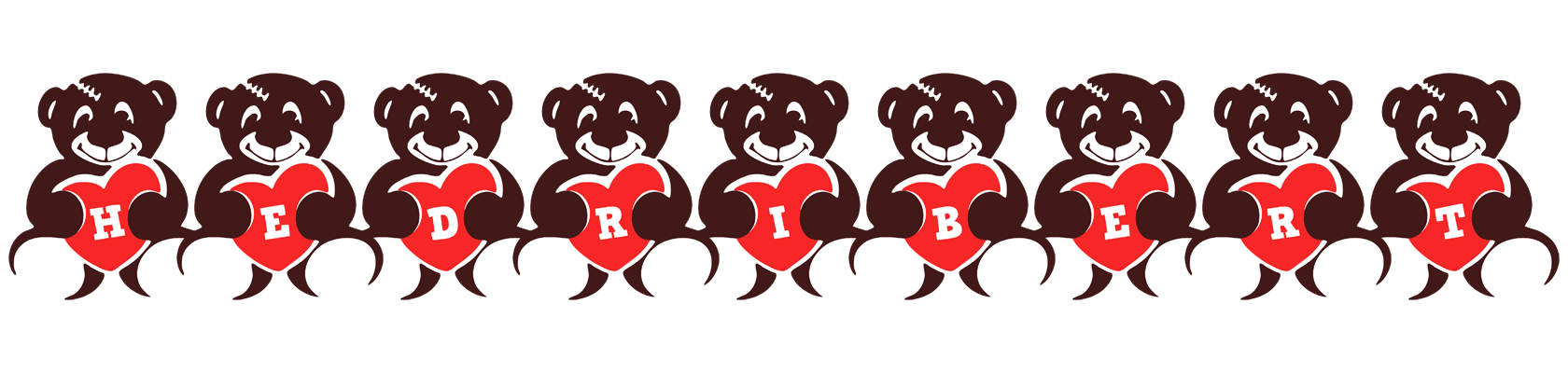 Hedribert bear logo