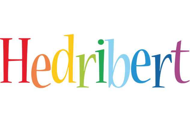 Hedribert birthday logo