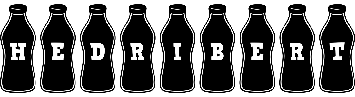 Hedribert bottle logo