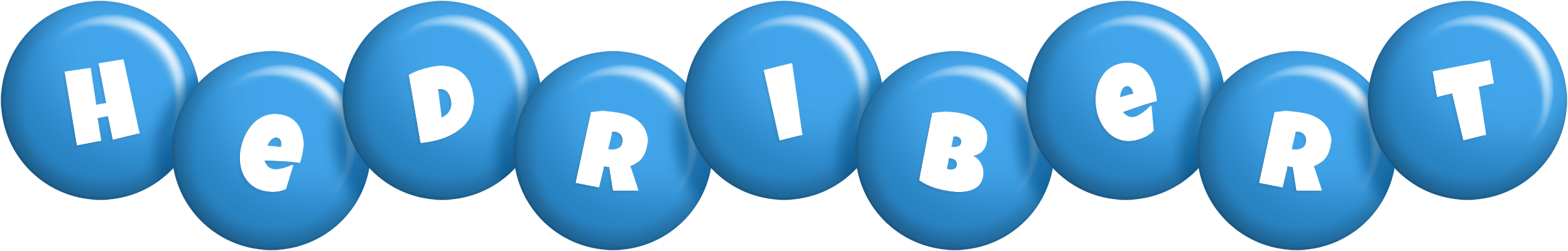 Hedribert candy-blue logo