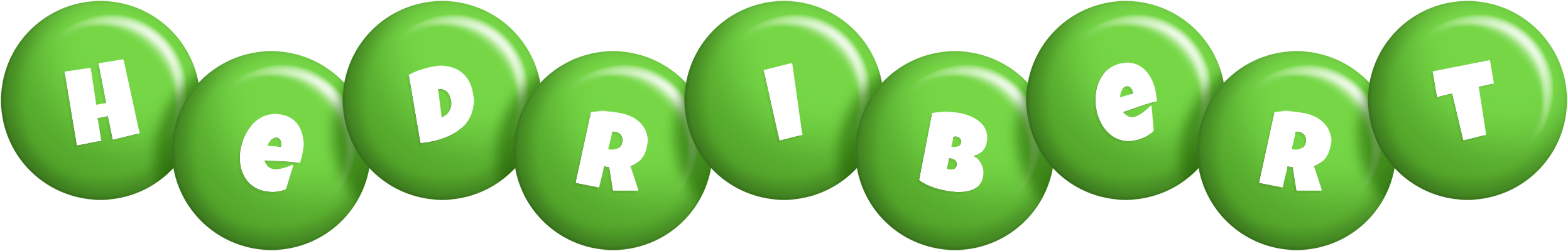 Hedribert candy-green logo