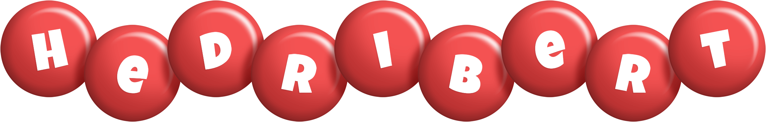 Hedribert candy-red logo