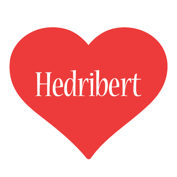 Hedribert love logo