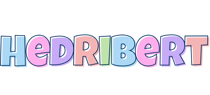 Hedribert pastel logo