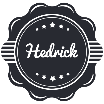 Hedrick badge logo