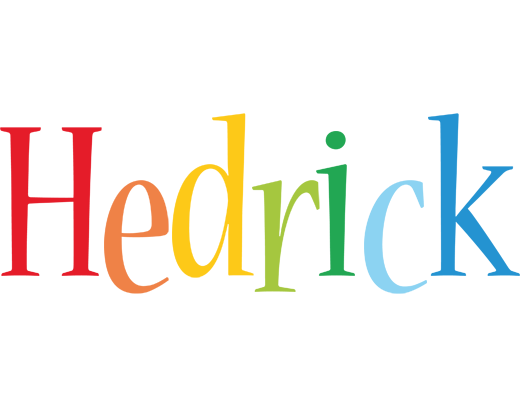 Hedrick birthday logo