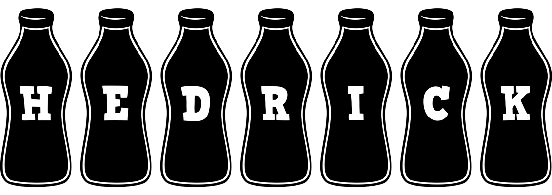 Hedrick bottle logo