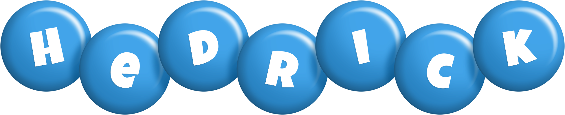 Hedrick candy-blue logo