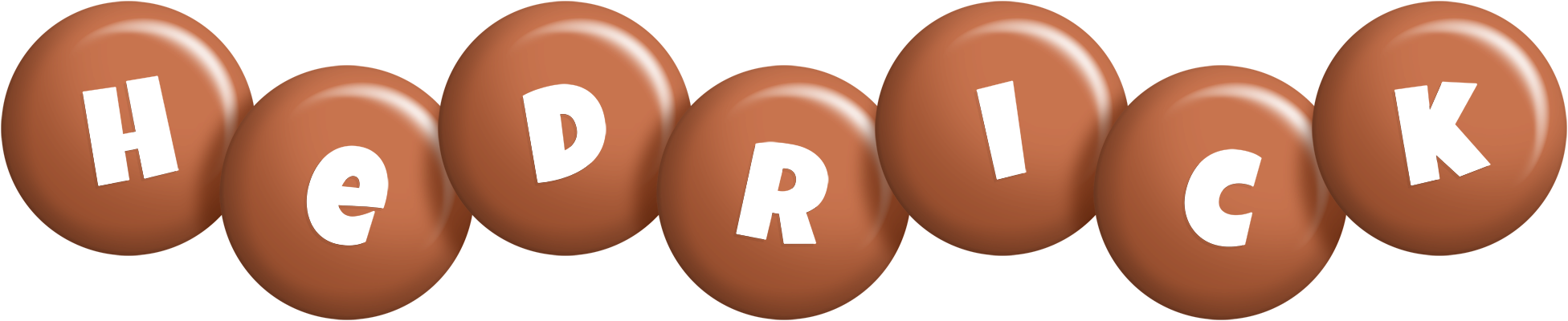 Hedrick candy-brown logo