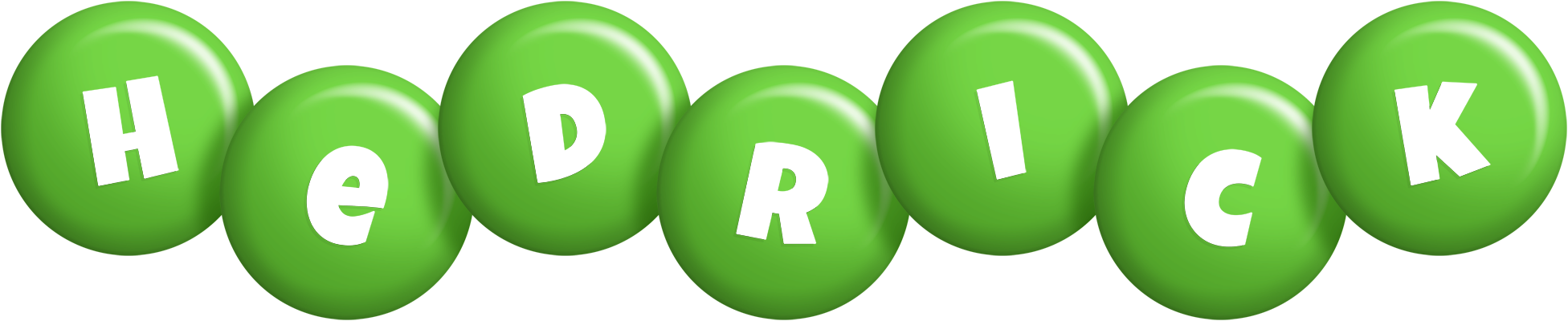 Hedrick candy-green logo