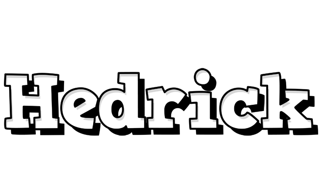 Hedrick snowing logo