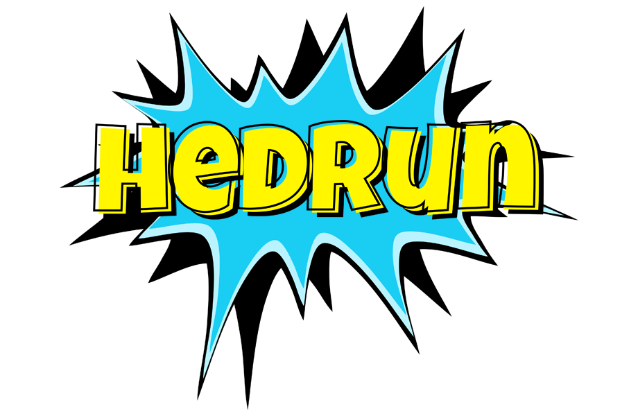 Hedrun amazing logo