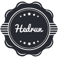 Hedrun badge logo