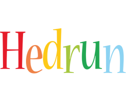 Hedrun birthday logo