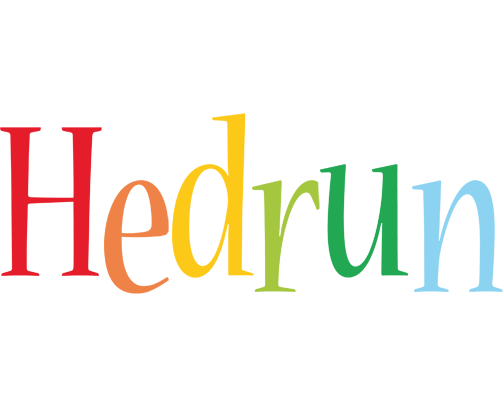 Hedrun birthday logo